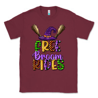 Burgundy free broom rides Classic Tee - CowGirlArtShop