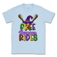 Dusty Blue free broom rides Classic Tee - CowGirlArtShop