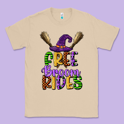 Free Broom Rides Classic Tee Designed By Cowgirlartshop