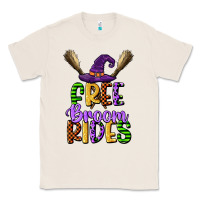 Natural free broom rides Classic Tee - CowGirlArtShop