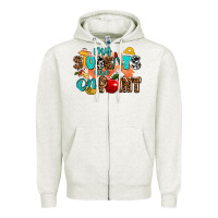 Oatmeal Heather my students are on point Zipper Hoodie - AdoDesignShop