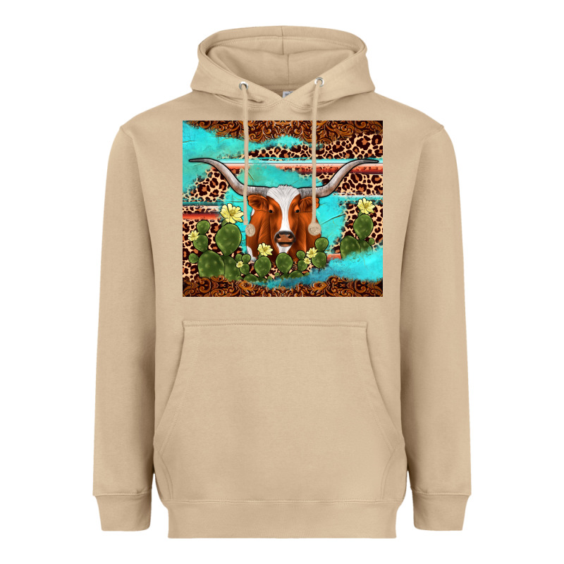 Longhorn Tumbler Heavyweight Hoodie by AdoDesignShop | Teevron