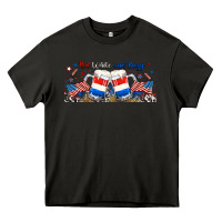 Asphalt red white and boozy libbey glass Heavy Core Tee - RanaPortraitStore