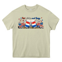 Mossy red white and boozy libbey glass Heavy Core Tee - RanaPortraitStore