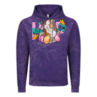 Cloud Purple Hop Bunny Easter Vintage Hoodie - BundleAndBundleShop