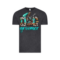 Vintage Black western dog groomer Vintage Tee - OliviaCreatesArt