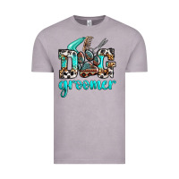 Vintage Zinc western dog groomer Vintage Tee - OliviaCreatesArt