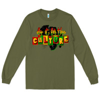Army Green do it for the culture Long Sleeve Tee - FaDigitalArtStudio