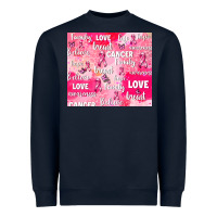 Navy breast cancer awareness pink Heavyweight Sweatshirt - AdoDesignShop