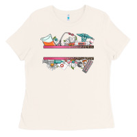 Bone custom name nurse Ladies Tee - CowGirlArtShop