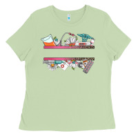 Matcha custom name nurse Ladies Tee - CowGirlArtShop