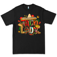Black cinco de mayo taco lady Premium Tee - CowGirlArtShop