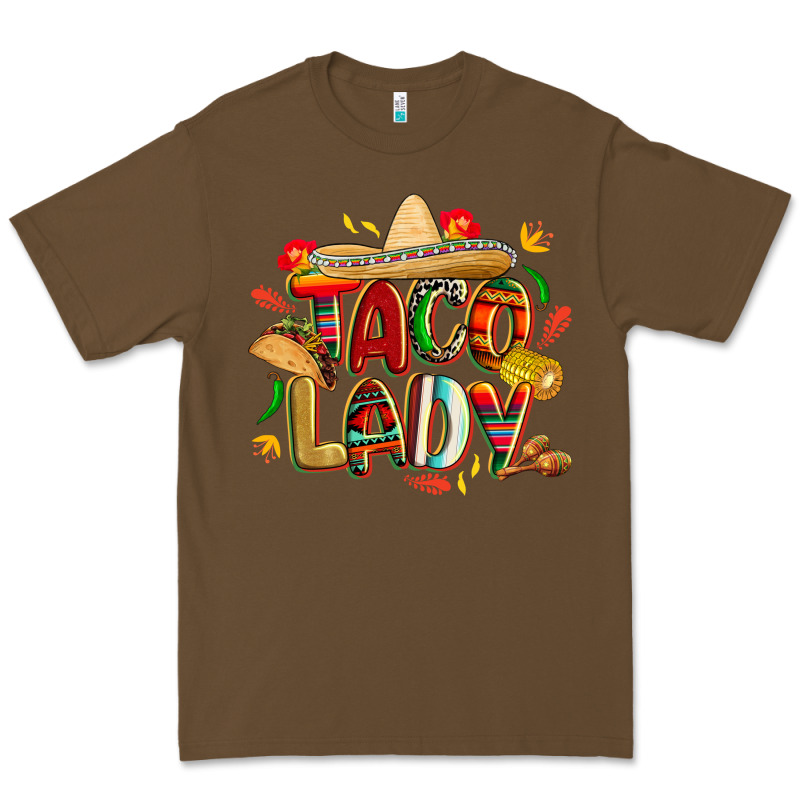 Cinco De Mayo Taco Lady Premium Tee by CowGirlArtShop | Teevron