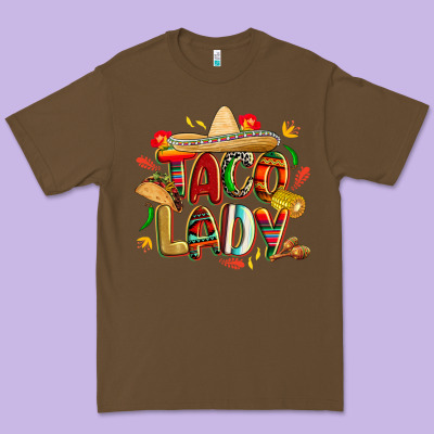 Cinco De Mayo Taco Lady Premium Tee Designed By Cowgirlartshop