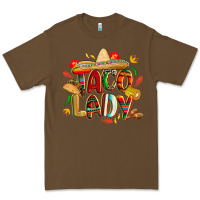 Cacao cinco de mayo taco lady Premium Tee - CowGirlArtShop