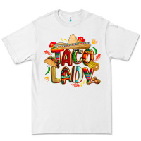 White cinco de mayo taco lady Premium Tee - CowGirlArtShop