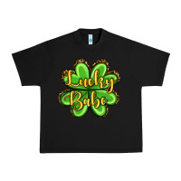 Black St. Patrick's Lucky babe Urban Heavy Tee - OliviaCreatesArt