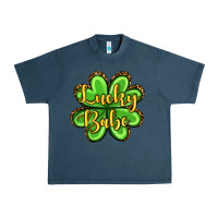 Midnight Navy St. Patrick's Lucky babe Urban Heavy Tee - OliviaCreatesArt