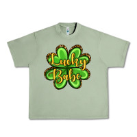 Oil Green St. Patrick's Lucky babe Urban Heavy Tee - OliviaCreatesArt
