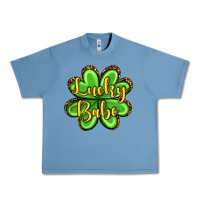 Pebble Blue St. Patrick's Lucky babe Urban Heavy Tee - OliviaCreatesArt