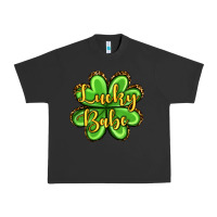 Pigment Black St. Patrick's Lucky babe Urban Heavy Tee - OliviaCreatesArt