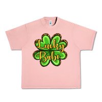 Salmon St. Patrick's Lucky babe Urban Heavy Tee - OliviaCreatesArt