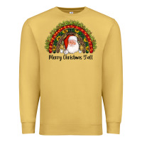 Merry Christmas Y'all Santa Rainbow Premium Sweatshirt | Teevron