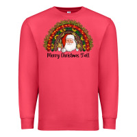 Cardinal merry christmas y'all santa rainbow Premium Sweatshirt - AdoDesignShop