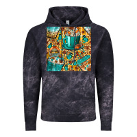 Cloud Black american football coffee cups with butterfly and leopard seamless patt Vintage Hoodie - BundleAndBundleShop