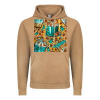 Vintage Camel american football coffee cups with butterfly and leopard seamless patt Vintage Hoodie - BundleAndBundleShop
