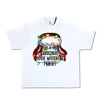 White this is my Christmas movie watching Urban Heavy Tee - Jasminsmagicworld