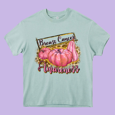 Breast Cancer Awareness Heavy Core Tee Designed By Texasbilliewilder