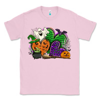 Bubblegum Pink halloween heart Classic Tee - CowGirlArtShop