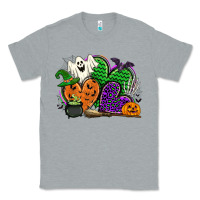 Heather Grey halloween heart Classic Tee - CowGirlArtShop