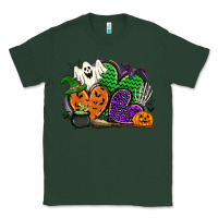 Sports Green halloween heart Classic Tee - CowGirlArtShop