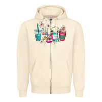 Sandshell science teacher coffee cups Zipper Hoodie - AdoDesignShop
