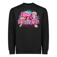 Black breast cancer warrior Heavyweight Sweatshirt - AdoDesignShop