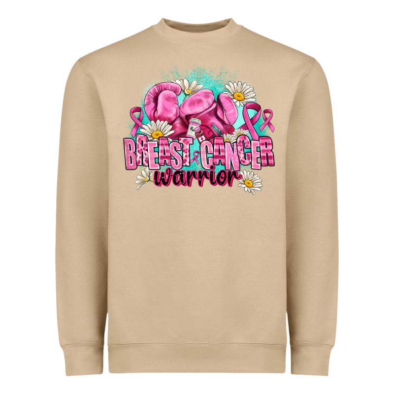 Breast Cancer Warrior Heavyweight Sweatshirt by AdoDesignShop | Teevron