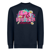 Navy breast cancer warrior Heavyweight Sweatshirt - AdoDesignShop