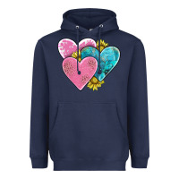 Navy hearts Heavyweight Hoodie - AdoDesignShop