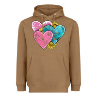 Toasted Coconut hearts Heavyweight Hoodie - AdoDesignShop