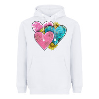 White hearts Heavyweight Hoodie - AdoDesignShop
