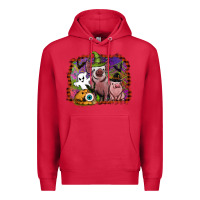 Cardinal halloween pigs Premium Hoodie - SublimationCraftShop