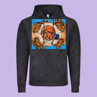 Basketball Vintage Hoodie Designed By Fadigitalartstudio