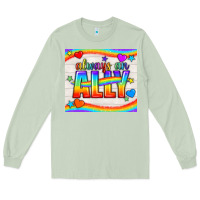 Matcha Always An Ally Pride LGBTQ+ Tumbler Long Sleeve Tee - BundleAndBundleShop