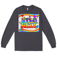 Smoke Always An Ally Pride LGBTQ+ Tumbler Long Sleeve Tee - BundleAndBundleShop