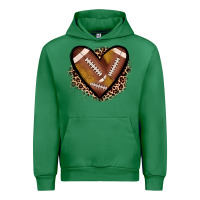 Emerald heart football Urban Hoodie - JahusDesignShop