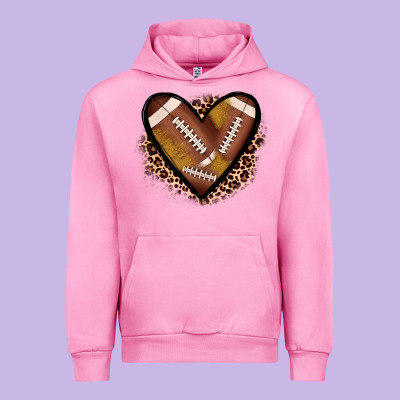 Heart Football Urban Hoodie Designed By Jahusdesignshop