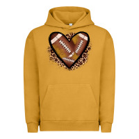 Pigment Peanut Butter heart football Urban Hoodie - JahusDesignShop