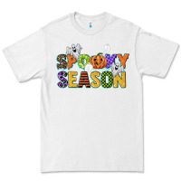 White spooky season Premium Tee - CowGirlArtShop